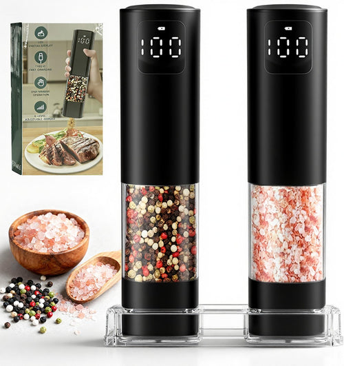Rechargeable Electric Salt & Pepper Grinder 🌶️✨ Adjustable Coarseness